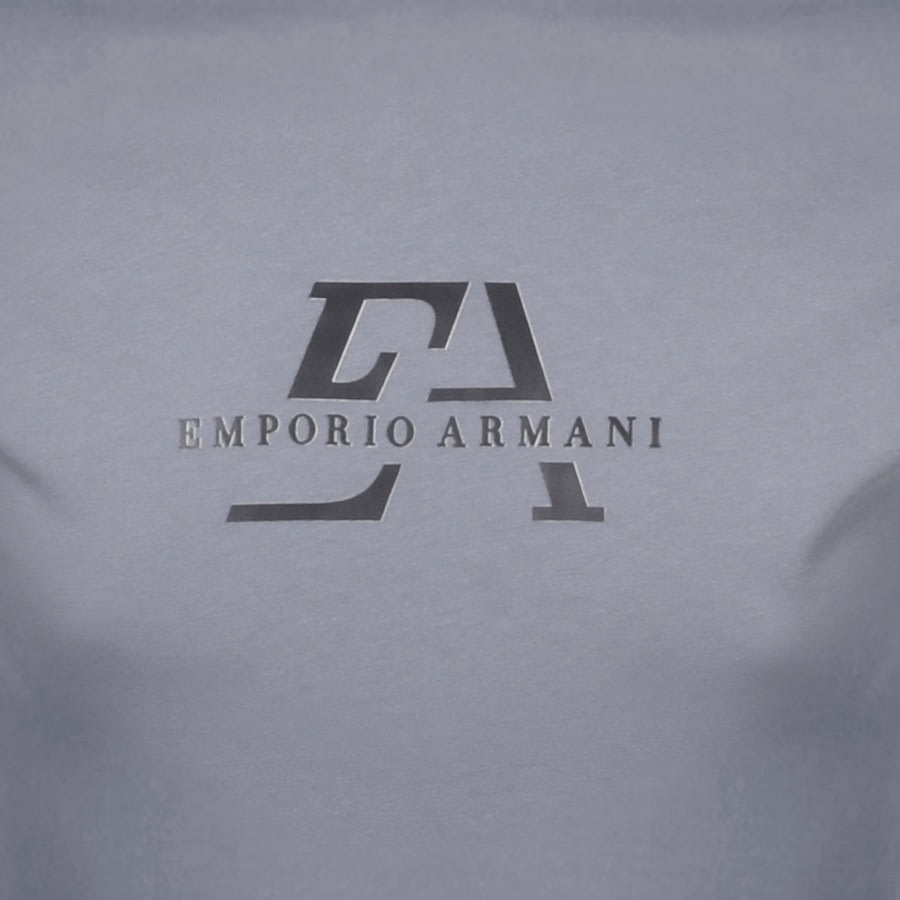 Alternative Image for ProductEmporio Armani Crew Neck Logo T Shirt Grey3